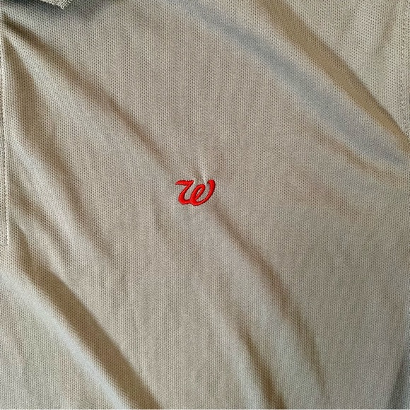 Walgreens Polo Men’s 2XL Employee Work Uniform Grey Long Sleeve Shirt Workwear - Picture 9 of 10